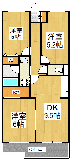 サンスーシーの間取り