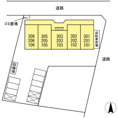 カサグランデ　エランの区画図
