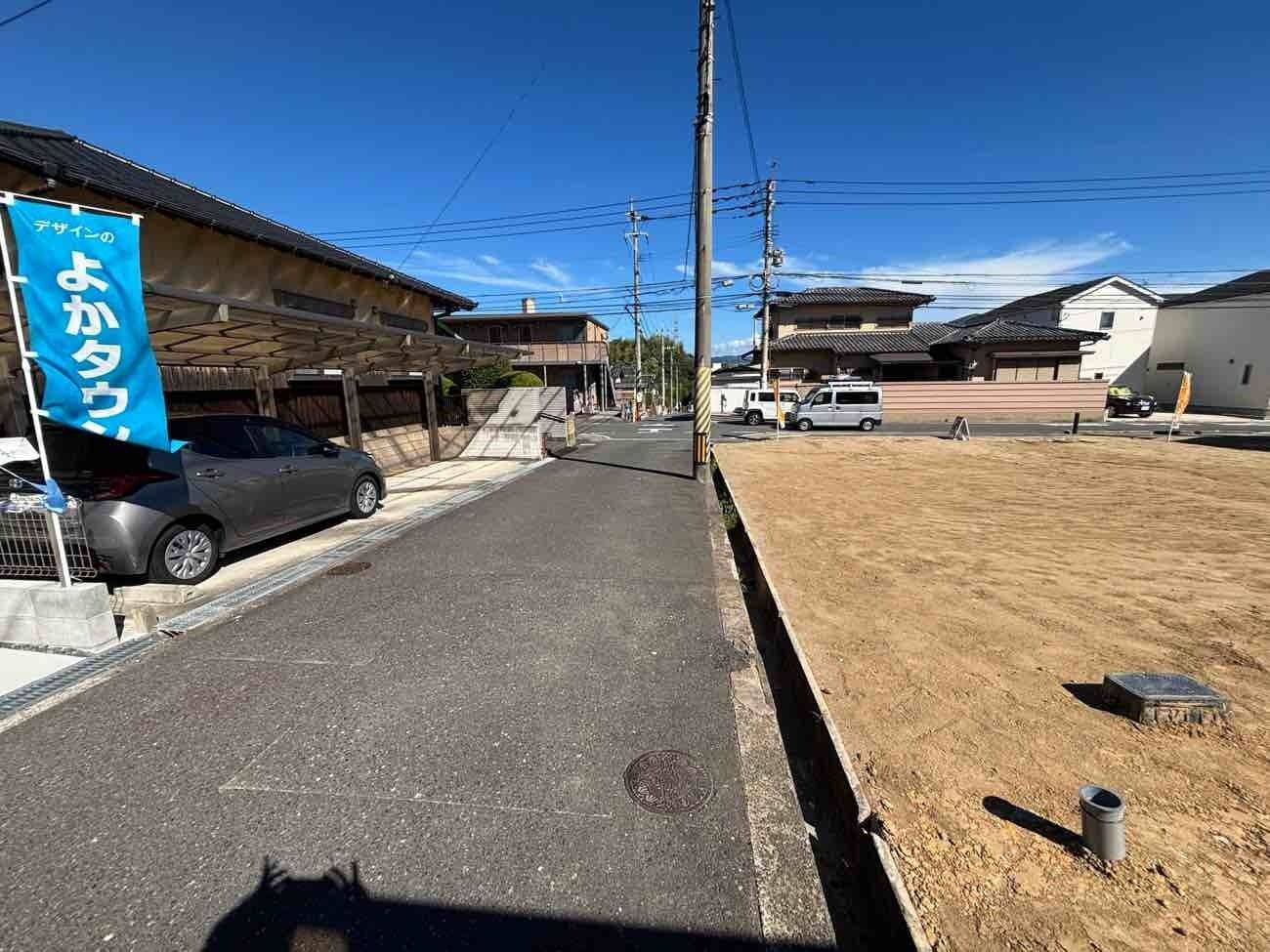 藤原三丁目の前面道路含む現地写真|現地（2026年7月27日）撮影