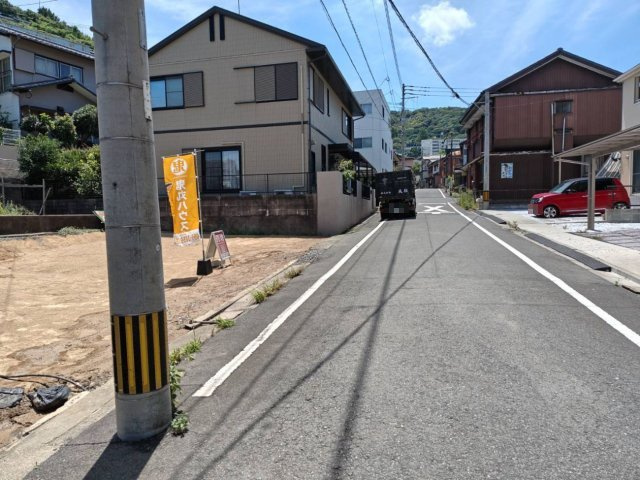 帆柱一丁目の前面道路含む現地写真|現地（2026年7月31日）撮影