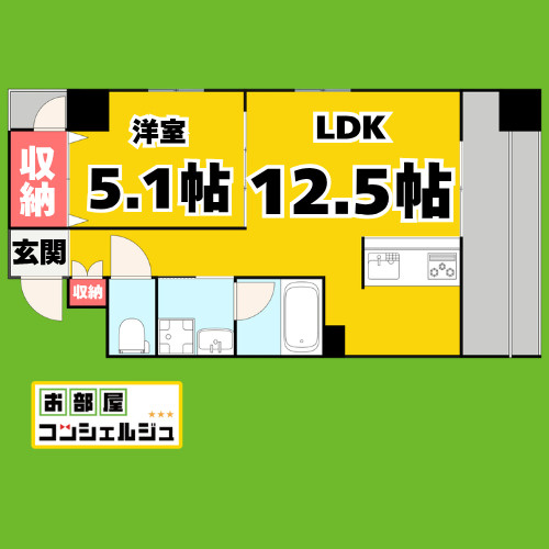 Star Heightsの間取り