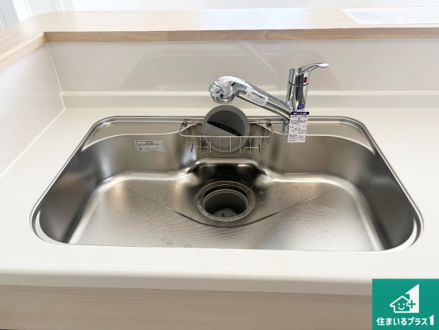 岩出市中迫　第6期　新築一戸建ての設備|広々としたシンクで食器洗いも楽々！