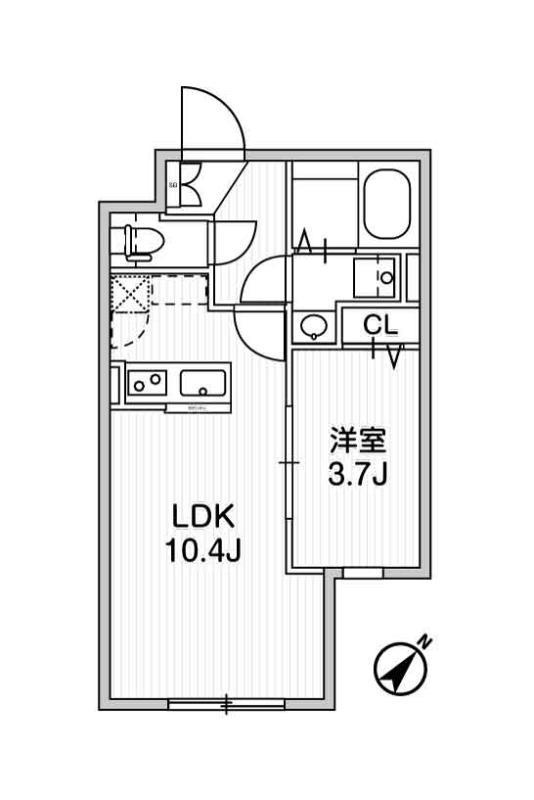 Aglaia千石Deuxの間取り