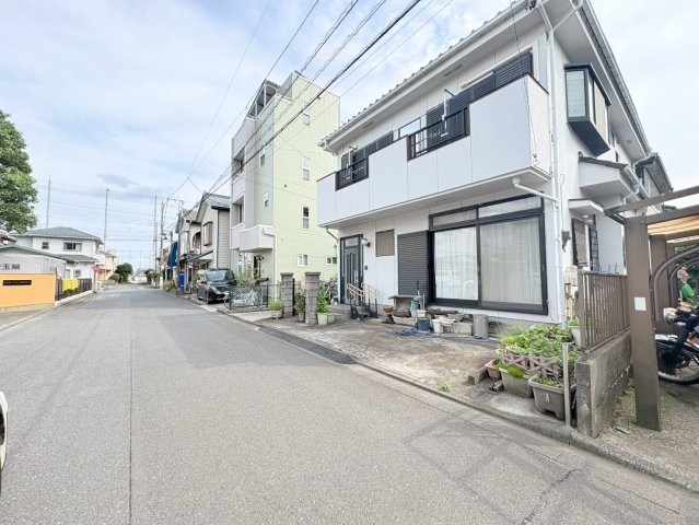 川越市旭町3丁目　建築条件なし売地　東武東上線『川越駅』徒歩19分　【大塚小学区】の前面道路含む現地写真