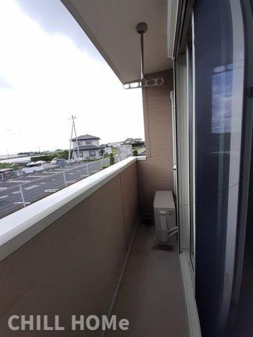 ブレッザ　Ⅱのバルコニー|当社、チルホームのHPもご覧ください(^^)/物件情報多数♪