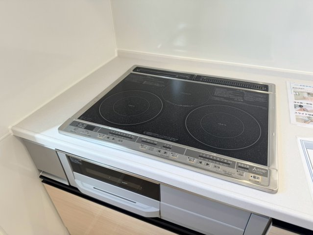  For.M Iーフォルムー小倉南区長行西1丁目2期　【小倉南区　新築戸建て】のキッチン|IHクッキングヒーターでお掃除楽々♪【小倉南区　新築戸建て】 