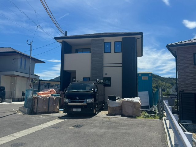  For.M Iーフォルムー小倉南区長行西1丁目2期　【小倉南区　新築戸建て】の外観|現地撮影　2026,7,28　 For.M Iーフォルムー小倉南区長行西1丁目2期　【小倉南区　新築戸建て】