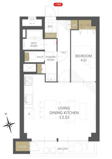 【間取り】境南マンション 