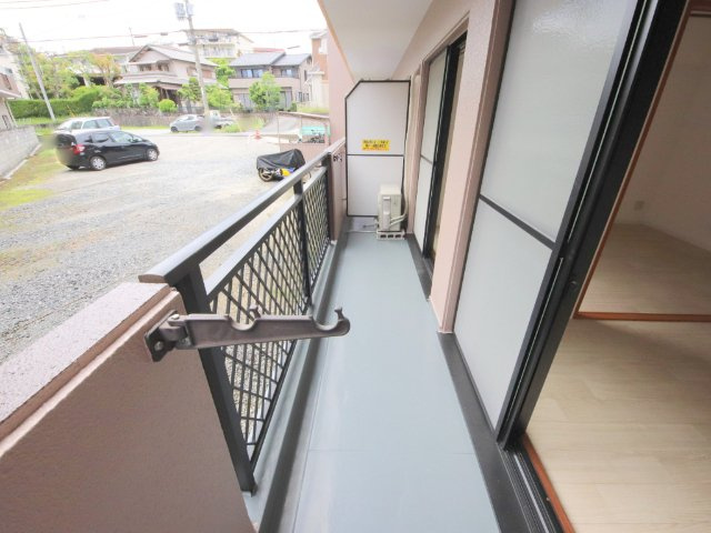 グレーシィー東生駒のバルコニー
