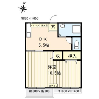 【間取り】 | 堀川ハイツ