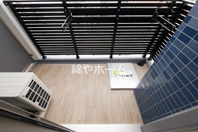 プレサンス大国町ブライスのバルコニー|陽当たり良好なバルコニーです