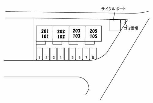 【区画図】 | シャーメゾン　ボヌール