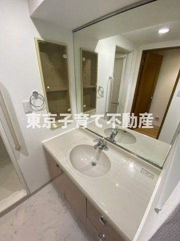 本駒込Kマンションの洗面所