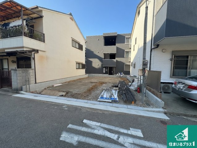明石市材木町　第2期　新築一戸建ての外観|周辺は落ち着いた街並みの住宅地！子育てがしやすい住環境です！まだ未完成ですが、現地でしかわからない事もございます。是非一度ご覧ください。
