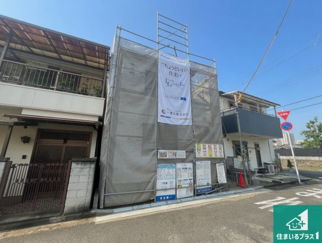 明石市材木町　第2期　新築一戸建ての外観|周辺は落ち着いた街並みの住宅地！子育てがしやすい住環境です！まだ未完成ですが、現地でしかわからない事もございます。是非一度ご覧ください。