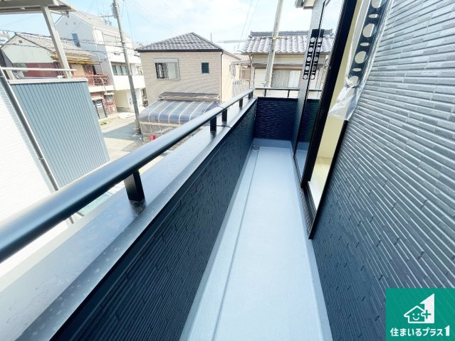明石市材木町　第2期　新築一戸建てのバルコニー|日当たりのよいバルコニー！お部屋が開放的に！