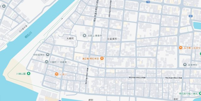 明石市材木町　第2期　新築一戸建ての地図