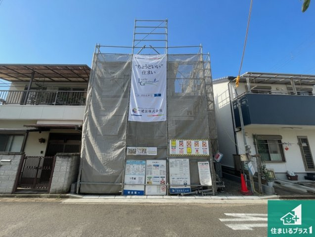 明石市材木町　第2期　新築一戸建ての外観|周辺は落ち着いた街並みの住宅地！子育てがしやすい住環境です！まだ未完成ですが、現地でしかわからない事もございます。是非一度ご覧ください。