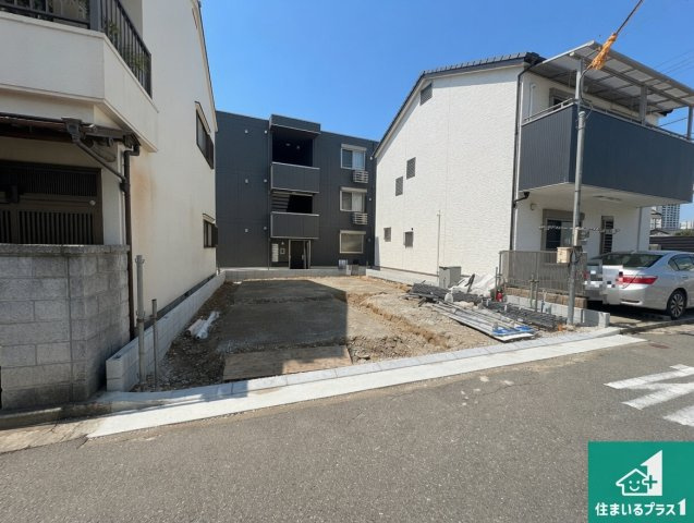 明石市材木町　第2期　新築一戸建ての外観|周辺は落ち着いた街並みの住宅地！子育てがしやすい住環境です！まだ未完成ですが、現地でしかわからない事もございます。是非一度ご覧ください。