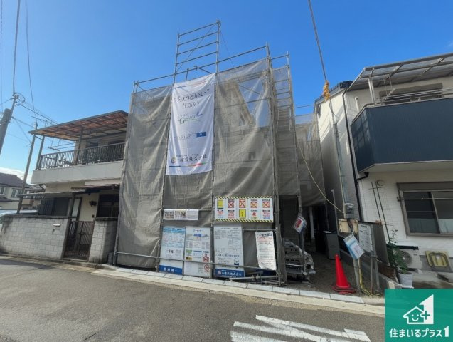 明石市材木町　第2期　新築一戸建ての外観|周辺は落ち着いた街並みの住宅地！子育てがしやすい住環境です！まだ未完成ですが、現地でしかわからない事もございます。是非一度ご覧ください。