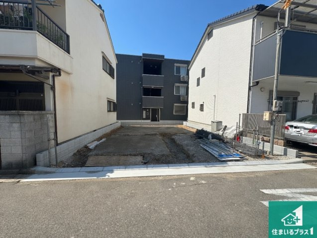 明石市材木町　第2期　新築一戸建ての外観|周辺は落ち着いた街並みの住宅地！子育てがしやすい住環境です！まだ未完成ですが、現地でしかわからない事もございます。是非一度ご覧ください。