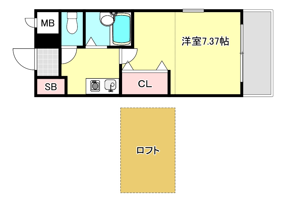 ローテローゼ本山の間取り