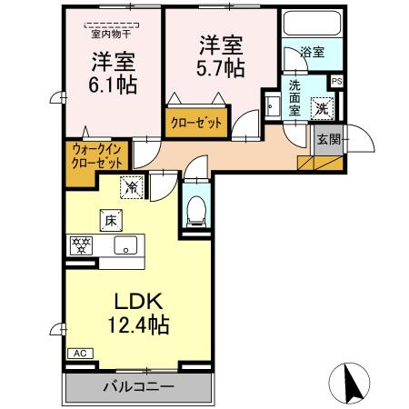 フェリシアの間取り