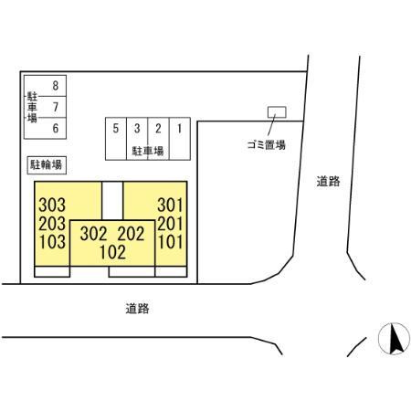 フェリシアの区画図