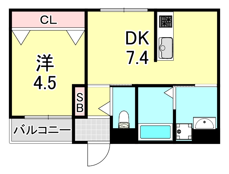 グランメール芦屋南宮町の間取り