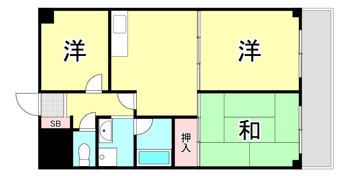 ロイヤル浜芦屋の間取り