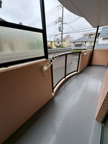 ハイネス岡本のバルコニー