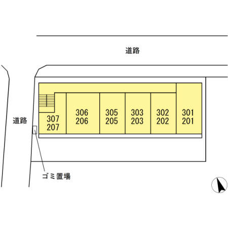 ＳＩＧＮＡＴＵＲＥ０３綱島【シグネチャー０３綱島】の区画図