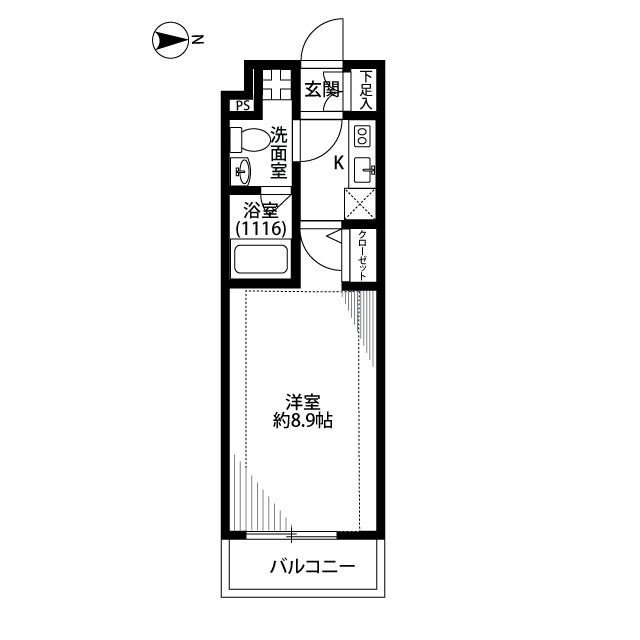 プレール・ドゥーク新宿中落合の間取り