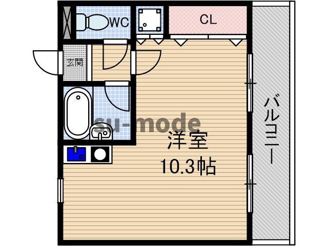 ジュネス別府の間取り