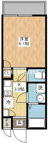 ヴィオラ東町Ⅰの間取り