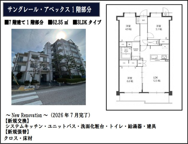 サングレール・アペックスの間取り