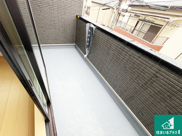 明石市魚住町西岡　新築一戸建てのバルコニー|日当たりのよいバルコニー！お部屋が開放的に！