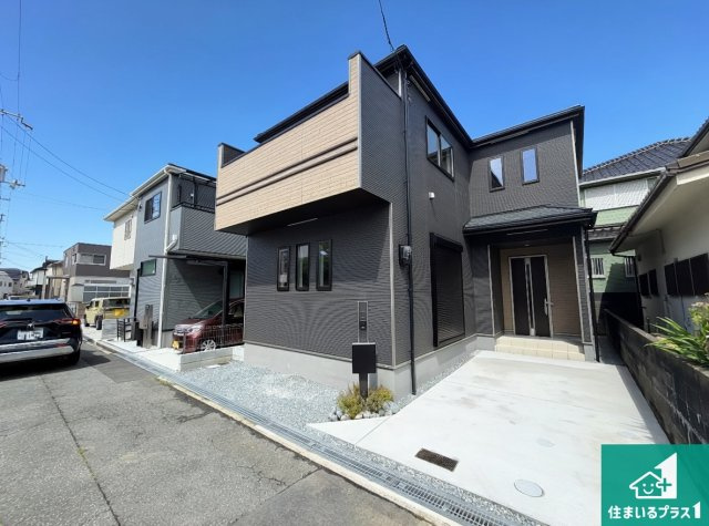 明石市魚住町西岡　新築一戸建ての外観|お客様に長く安心して住んでいだだける事にこだわった家づくり！住んでからのアフターサービスにもしっかりと取り組んでいます！