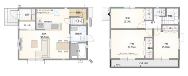 【間取り】 | 伊豆の国市南條　新築一戸建て　全1棟