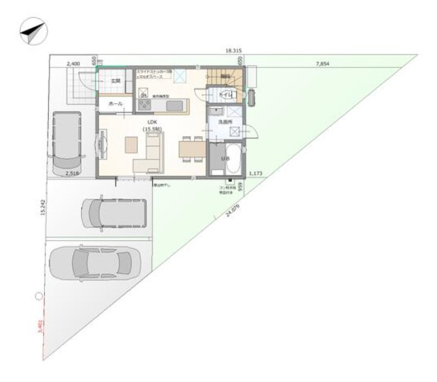 【区画図】 | 伊豆の国市南條　新築一戸建て　全1棟