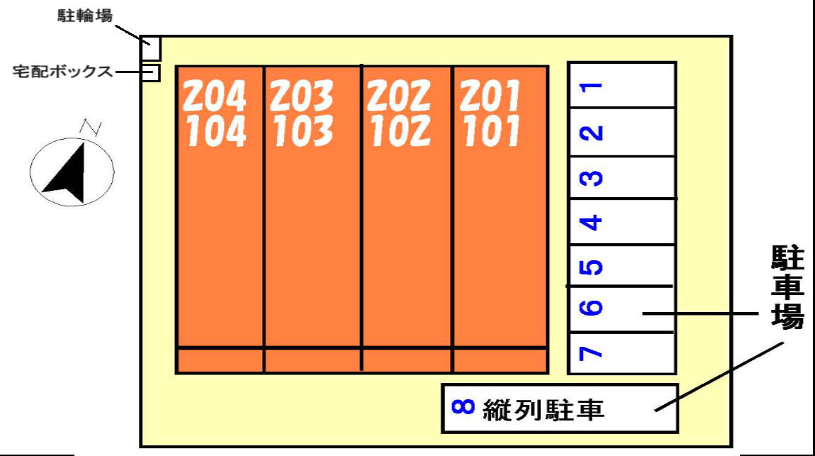 フリーデの区画図