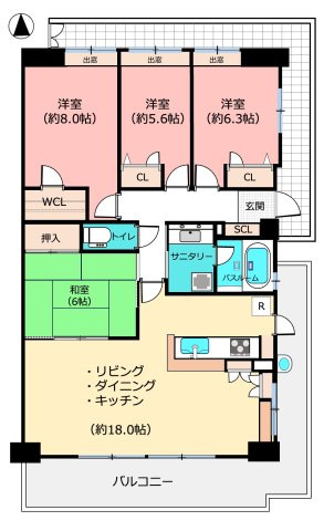 【間取り】 | ヴェルディ広駅前ツインタワー
