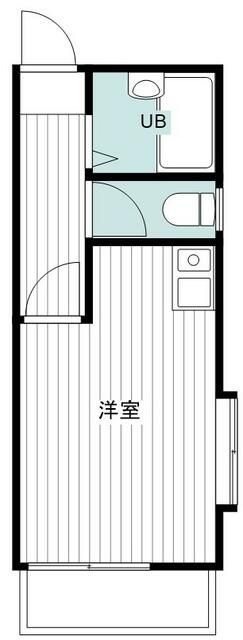 横浜市金沢区富岡西３丁目のアパートの間取り