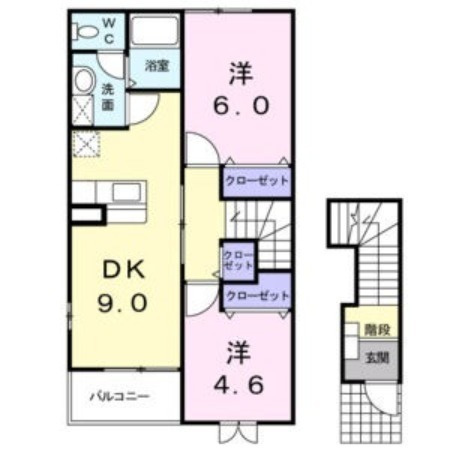 クレストールＢの間取り