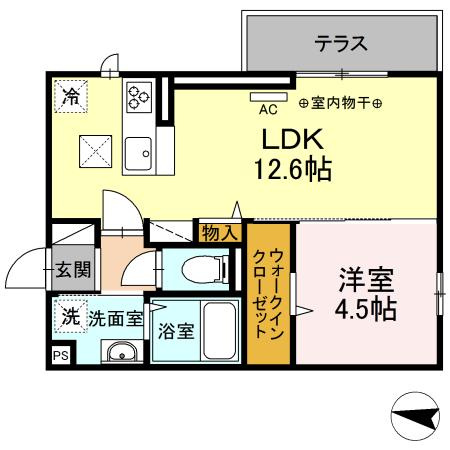 イリーニの間取り