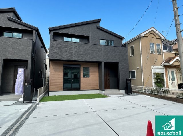 西宮市山口町上山口　第1期　新築一戸建ての外観|お客様に長く安心して住んでいだだける事にこだわった家づくり！住んでからのアフターサービスにもしっかりと取り組んでいます！