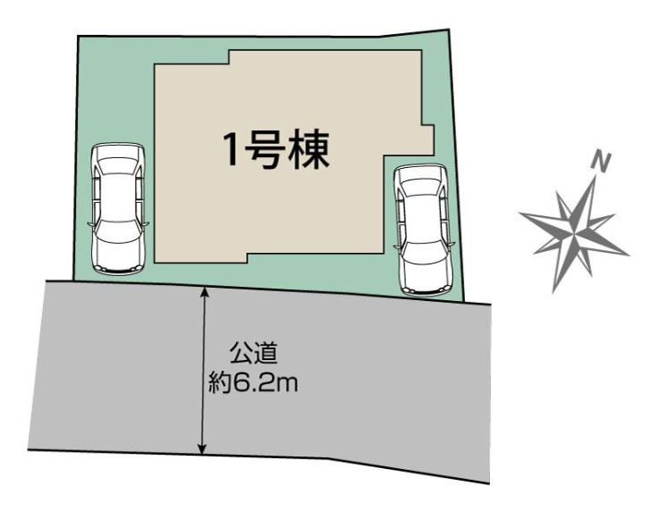 高砂市米田町米田新　　新築戸建の区画図