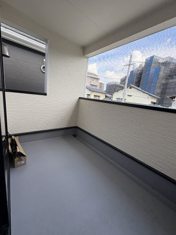 【バルコニー】 | 大野城市上大利3丁目第5　1号棟（全2棟）【仲介手数料無料・0円】 | 現地写真。