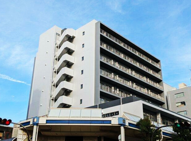 平塚市明石町の賃貸マンションの外観|鉄筋コンクリートマンションで防音面も安心♪