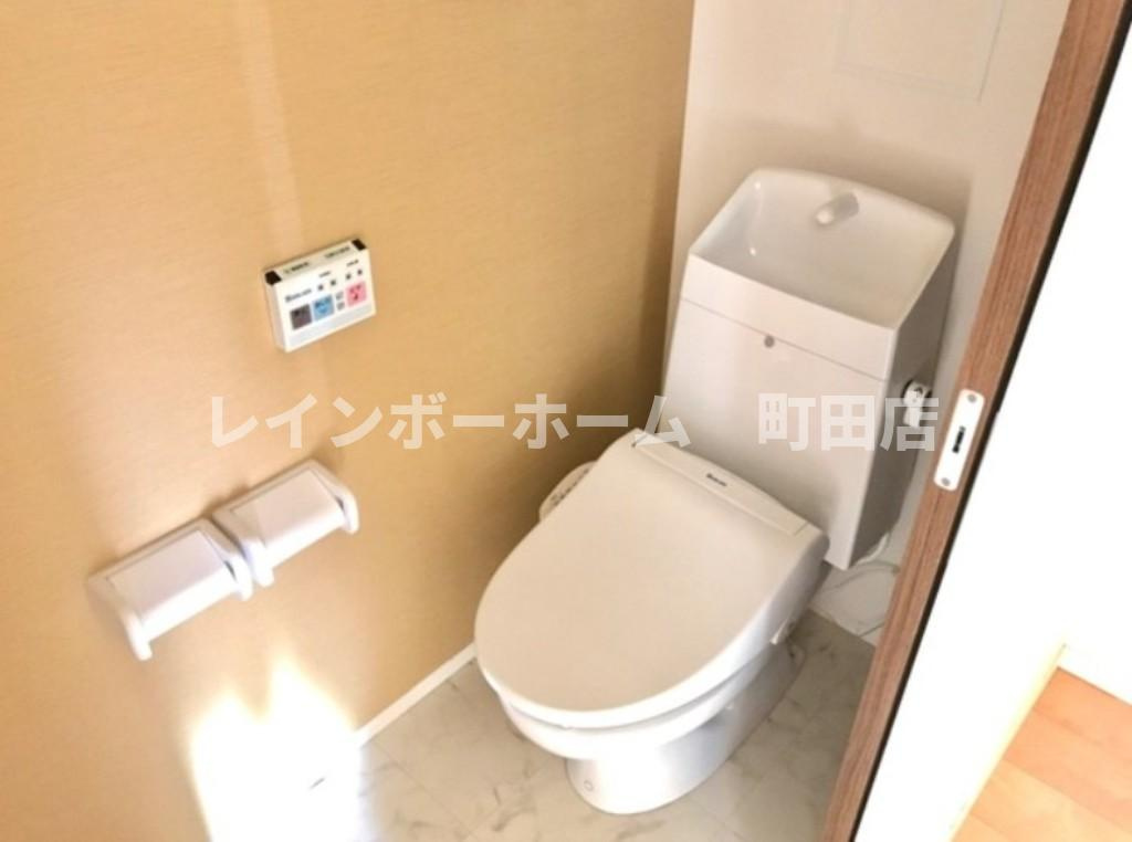 リバーサイドカネヤマ※初期費用分割あと払いサービス利用可能物件のトイレ